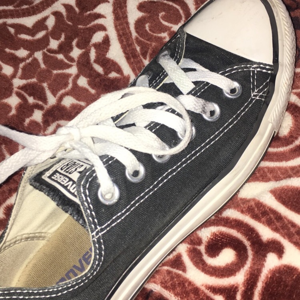 Black Low Top Converses